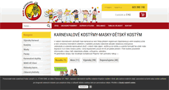 Desktop Screenshot of maxi-karneval.cz