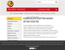 Tablet Screenshot of maxi-karneval.cz